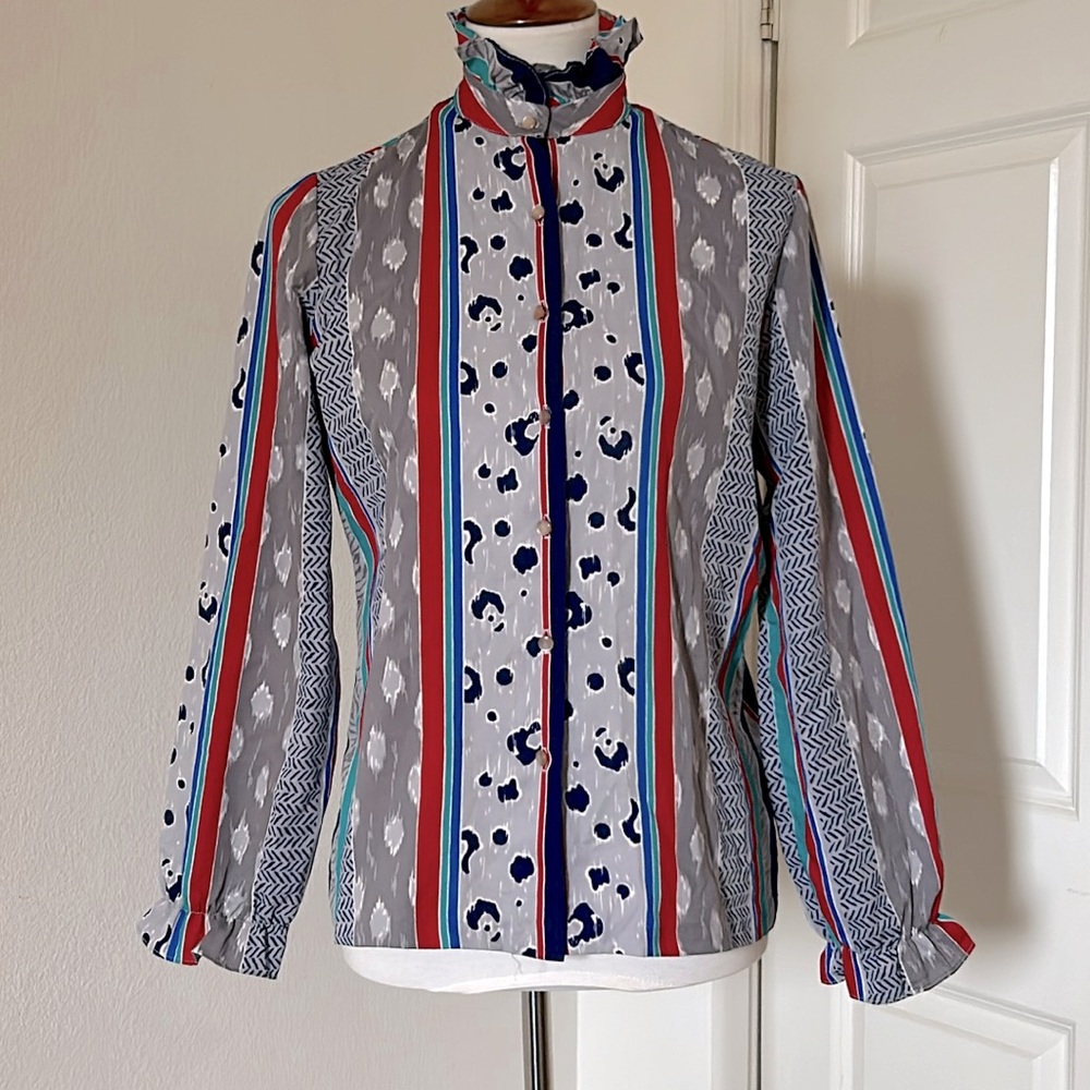 🌺🌸🌼VINTAGE RHODA LEE LONGSLEEVE SIZE : SMALL - Picture 2 of 8